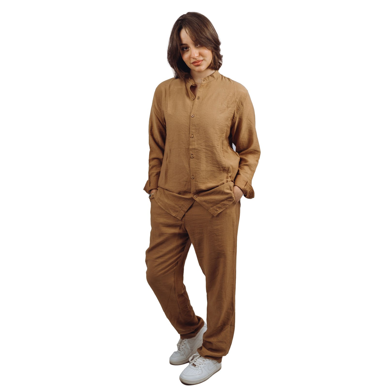 Linen set Light Brown